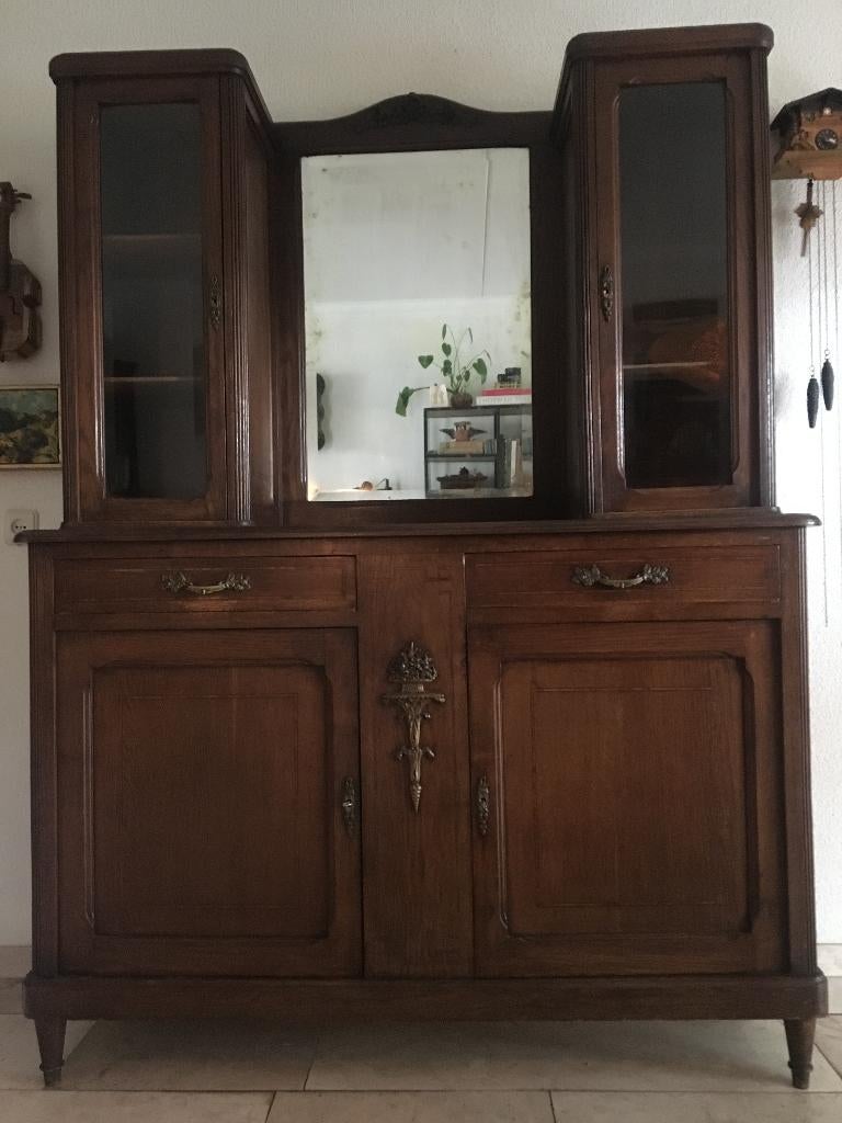 Antique French Vitrine, Ophalen