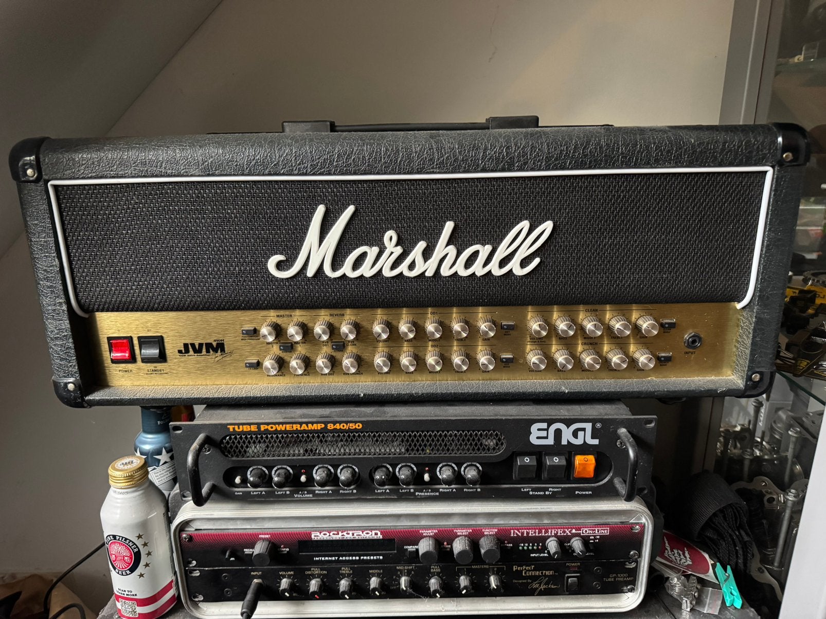 Marshall JVM410H JVM 410 h, Ophalen, Zo goed als nieuw, Gitaar, 100 watt of meer