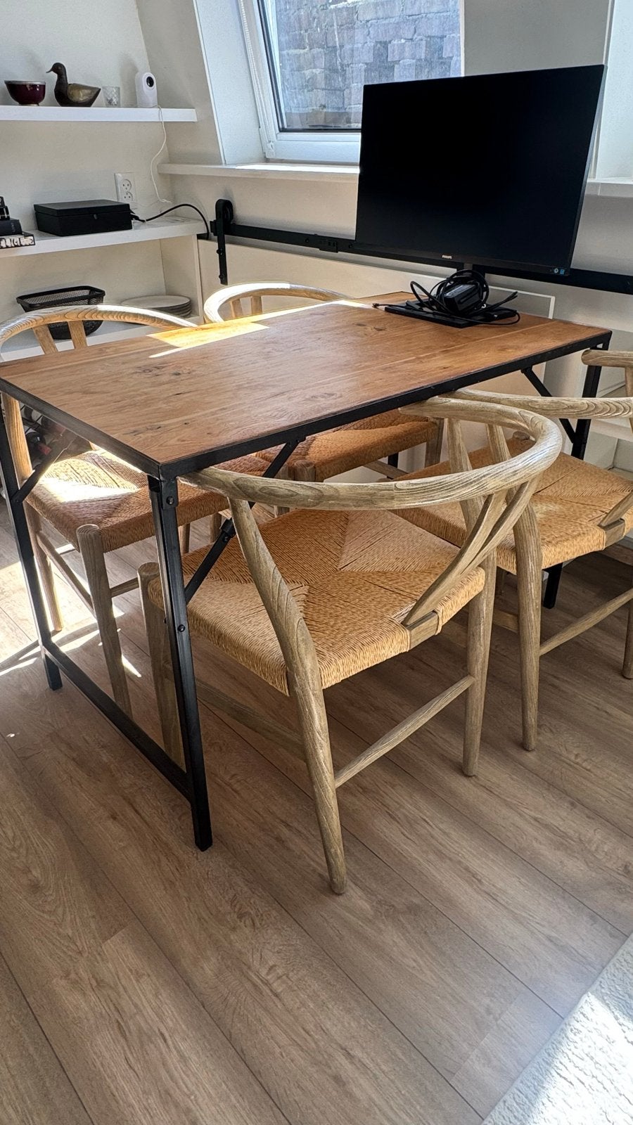 Inklapbare tafel van Raw Materials (65x120x78 cm), Huis en Inrichting, Tafels | Eettafels, Gebruikt, 100 tot 150 cm, 50 tot 100 cm
