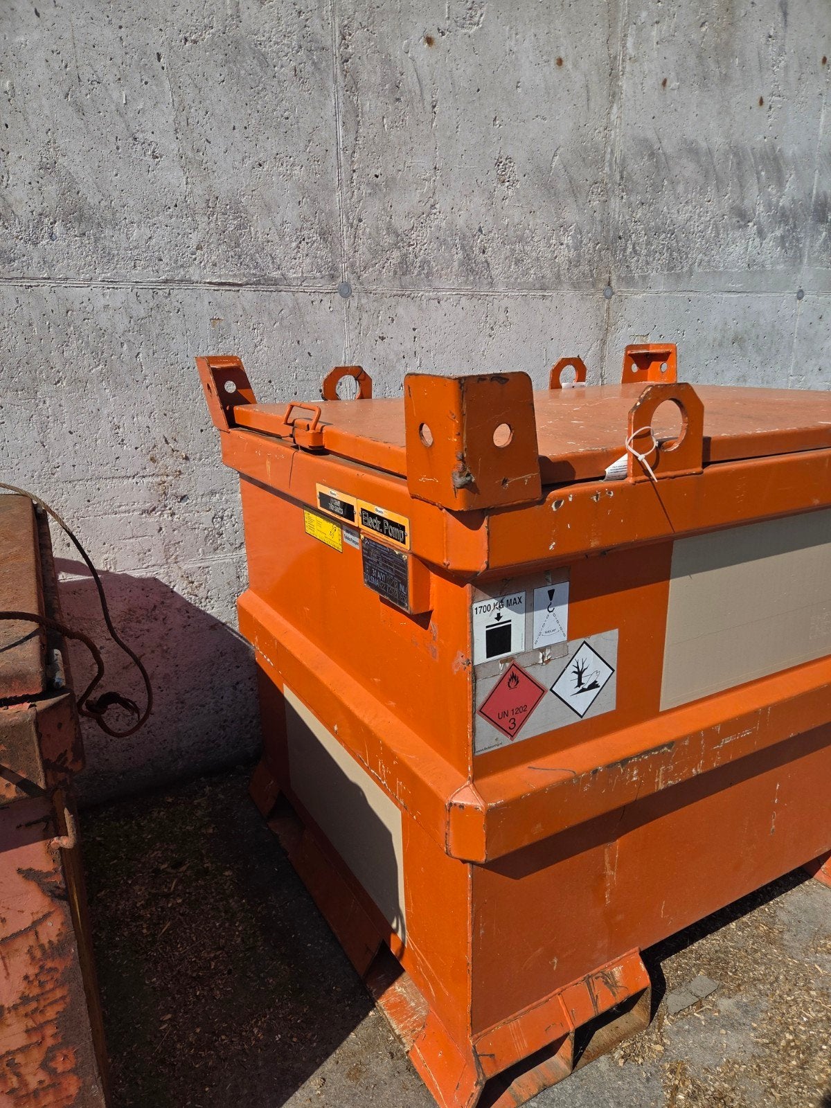 Mobiele dieseltank 995 ltr gekeurd 220v pomp, Ophalen of Verzenden, Akkerbouw, Oogstmachine