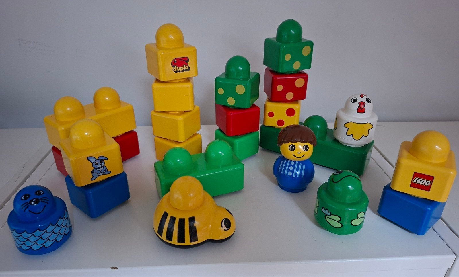 Lego Primo grote set, Ophalen of Verzenden, Gebruikt, Losse stenen, Lego Primo