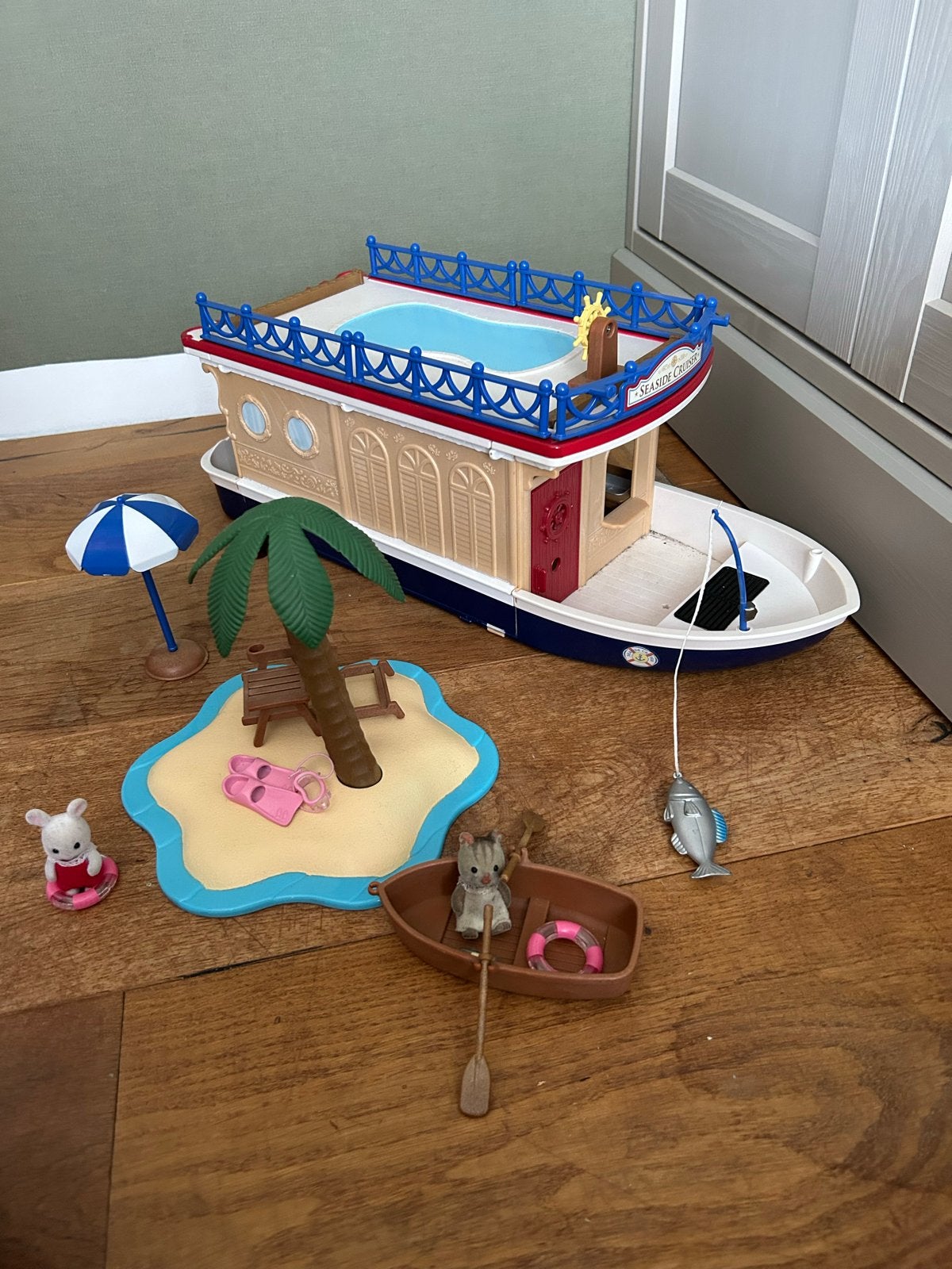 Sylvanian Families Cruise Ship met accessoires, Ophalen, Gebruikt, Jongen of Meisje