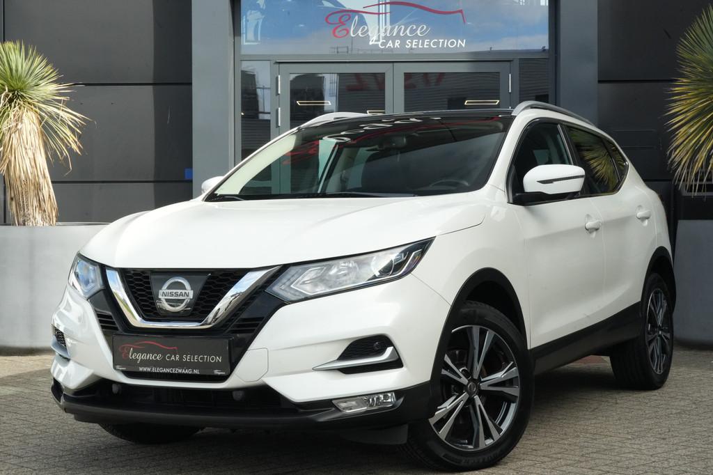 Nissan QASHQAI 1.2 N-Connecta 116pk Panoramadak/Navigatie/Ca, Voorwielaandrijving, Stof, Gebruikt, 4 cilinders