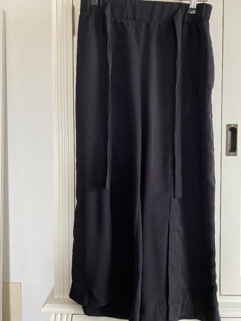 Flared Broek Zwart S, Ophalen of Verzenden, Zo goed als nieuw, Zwart, Lang