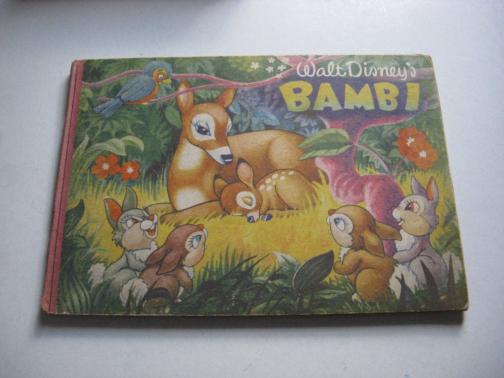 Bambi Door Walt Disney Kompleet met alle plaatjes.50 e jaren, Boeken, Fictie algemeen, Walt Disney, Ophalen of Verzenden, Zo goed als nieuw