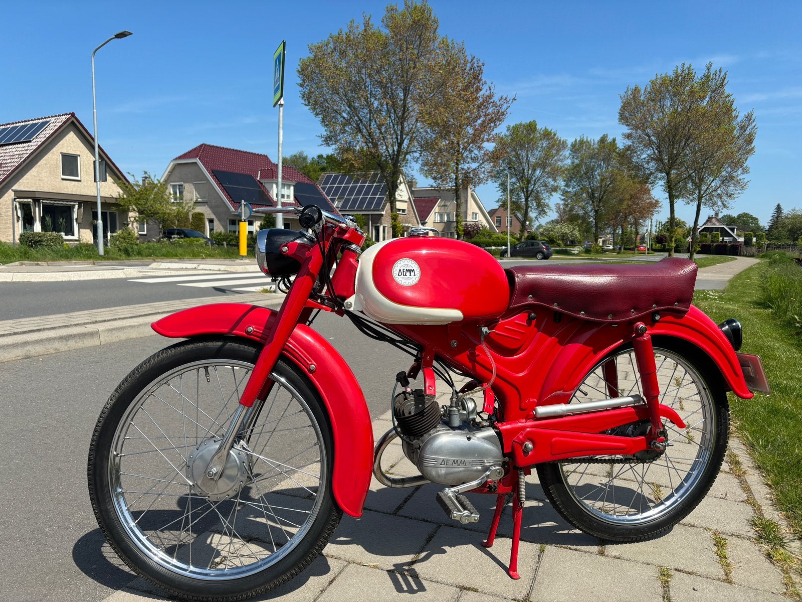 DEMM Dick Dick Sport de Luxe 1959 met kenteken, Fietsen en Brommers, Maximaal 45 km/u, 50 cc, 3 versnellingen, Ophalen