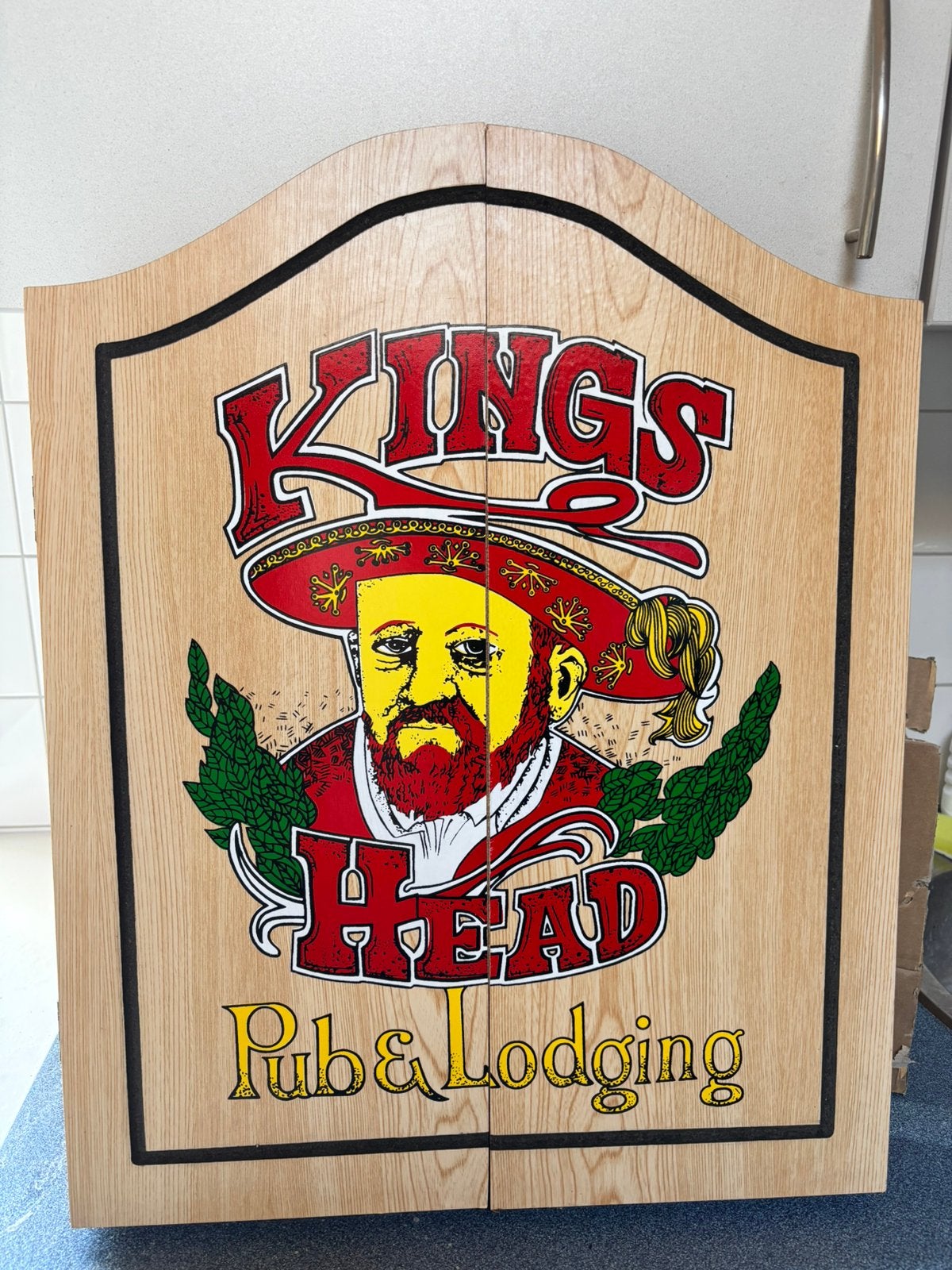 Nieuw! Houten kabinet voor dartbord 50x65 cm, Sport en Fitness, Darts, Ophalen of Verzenden, Nieuw, Overige typen