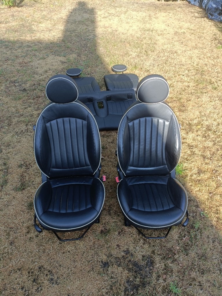 Volleder lederen zwart interieur mini cooper R56, Ophalen, Gebruikt, Mini