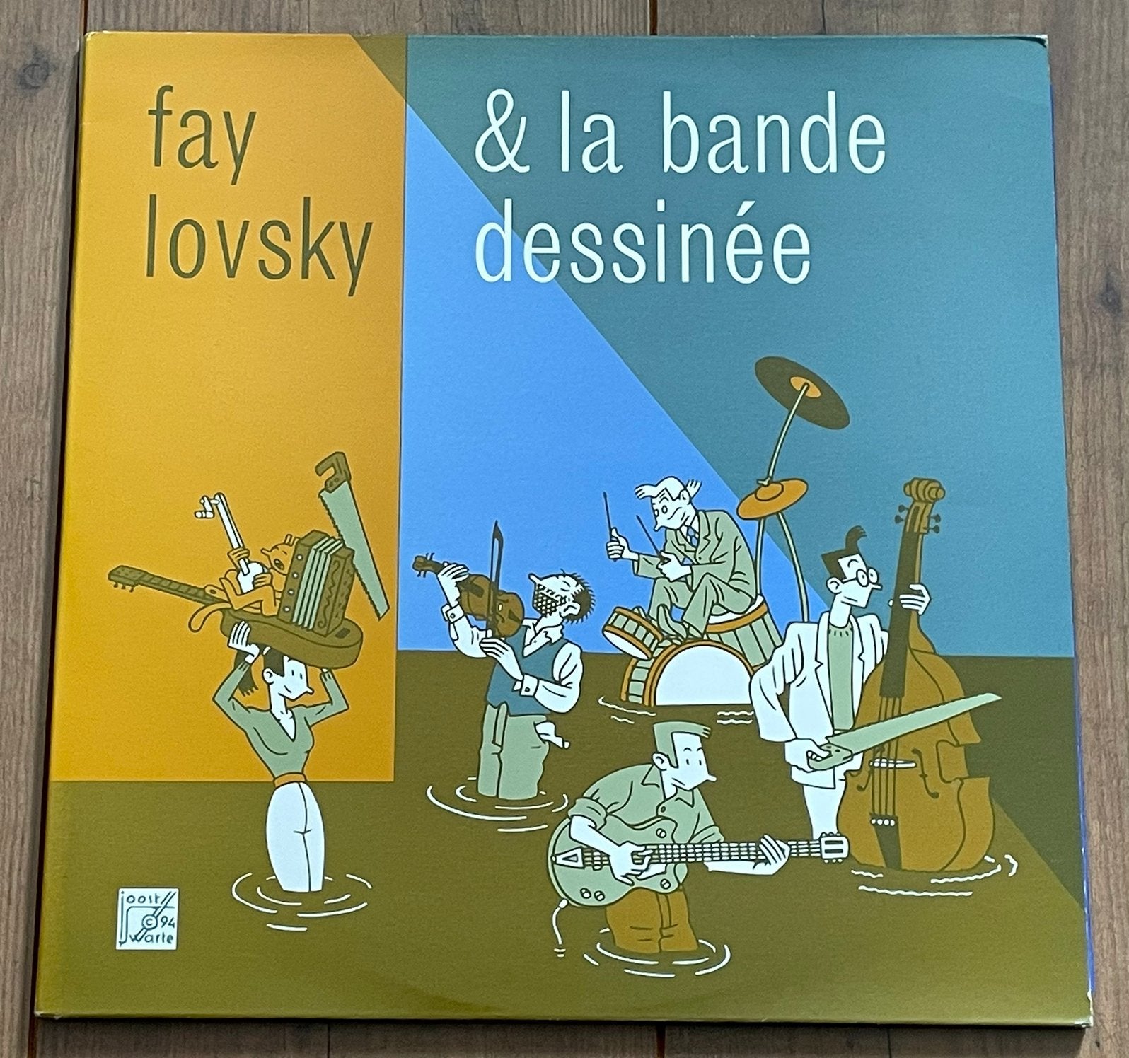 Fay Lovsky & La Bande Dessinée 2lp / Joost Swarte design!, Cd's en Dvd's, Gebruikt, Ophalen of Verzenden, Beschermende buitenhoes