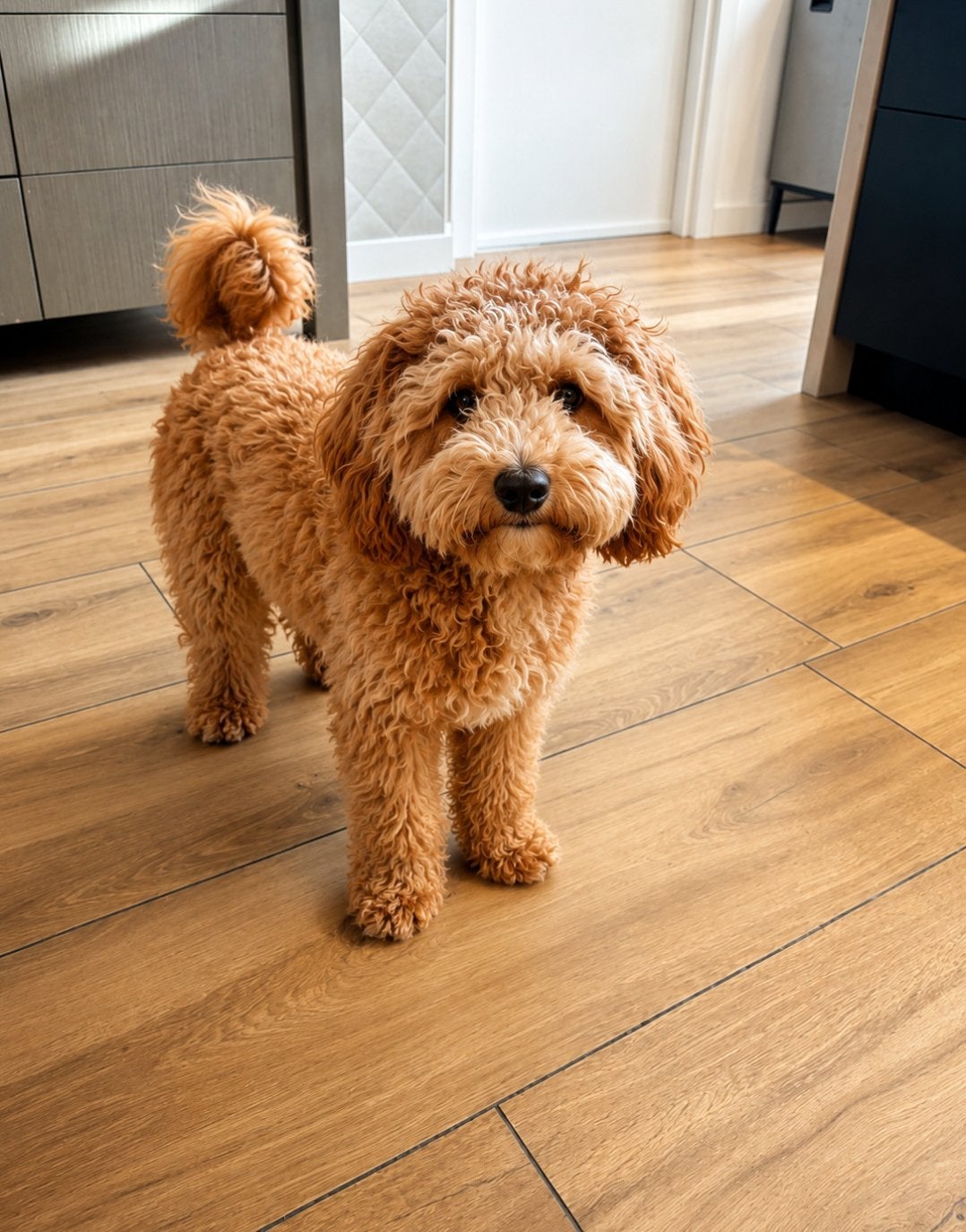 Dekreu maltipoo abrikoos, Reu, 1 tot 2 jaar, Parvo, Eén hond
