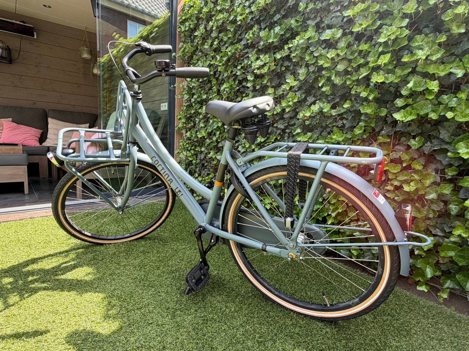 Cortina U4 Transportfiets 24 inch, Terugtraprem, Versnellingen, Zo goed als nieuw, 50 tot 53 cm