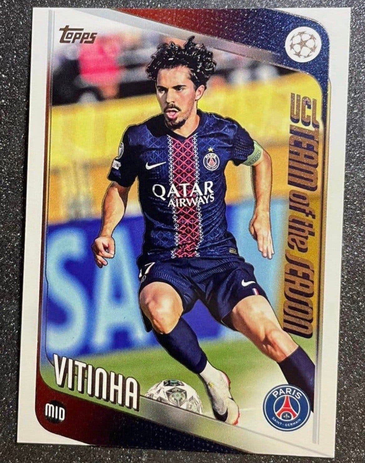 Topps UCC Flagship ‘26   UCL TEAM ot SEASON   VITINHA  PSG, Verzenden, Zo goed als nieuw, Plaatje