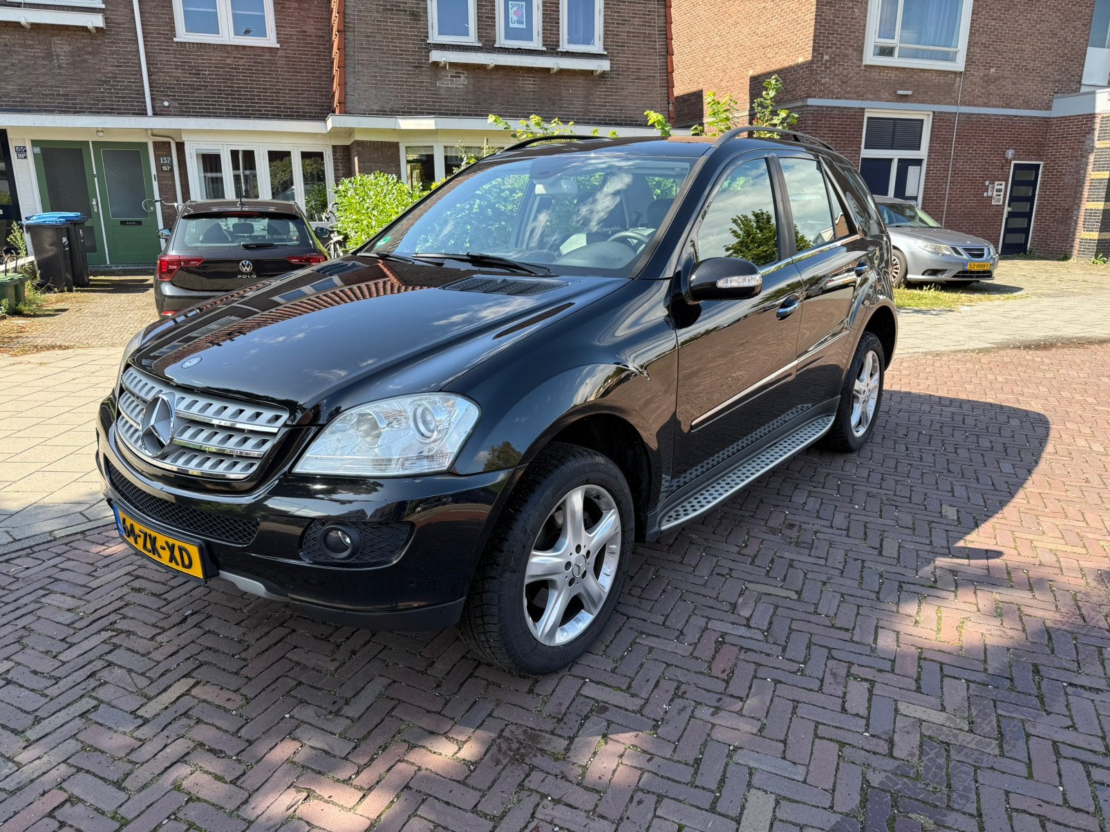 Mercedes-Benz M-Klasse 3.0 CDI Ml280 4MATIC AUT 2007 Zwart, Auto's, Mercedes-Benz, Automaat, Zwart, 190 pk, 255 €/maand