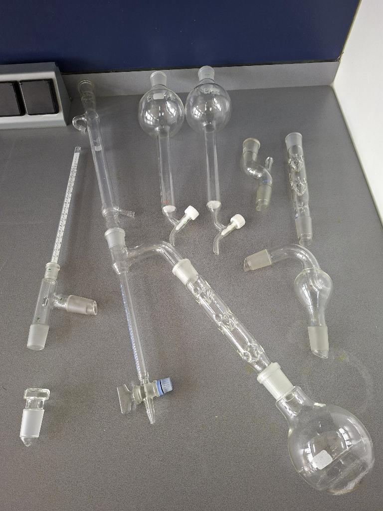 Laboratorium glas, Dean Stark apparaat, waterbepaling, Ophalen, Gebruikt