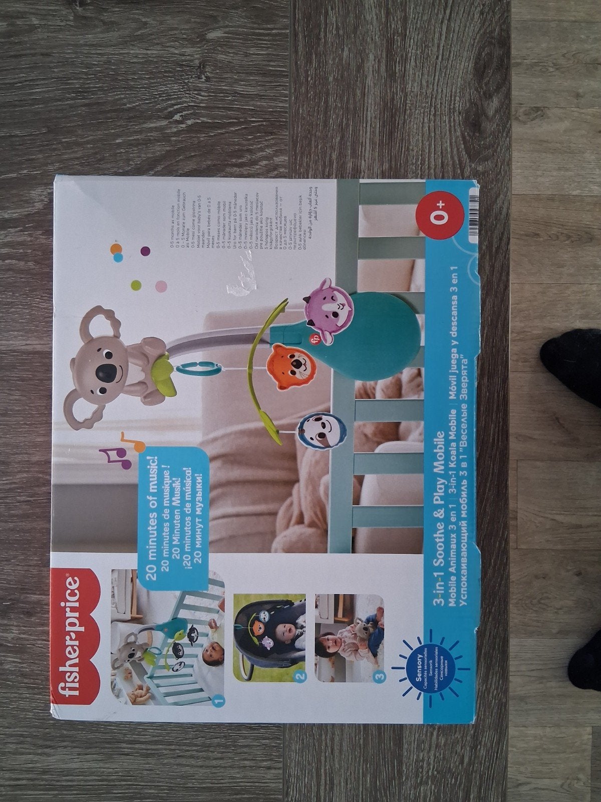 Fisher-Price 3-in-1 Slaap & Speel Mobiel, Kinderen en Baby's, Speelgoed | Fisher-Price, Nieuw, Overige typen, Met licht, Met geluid