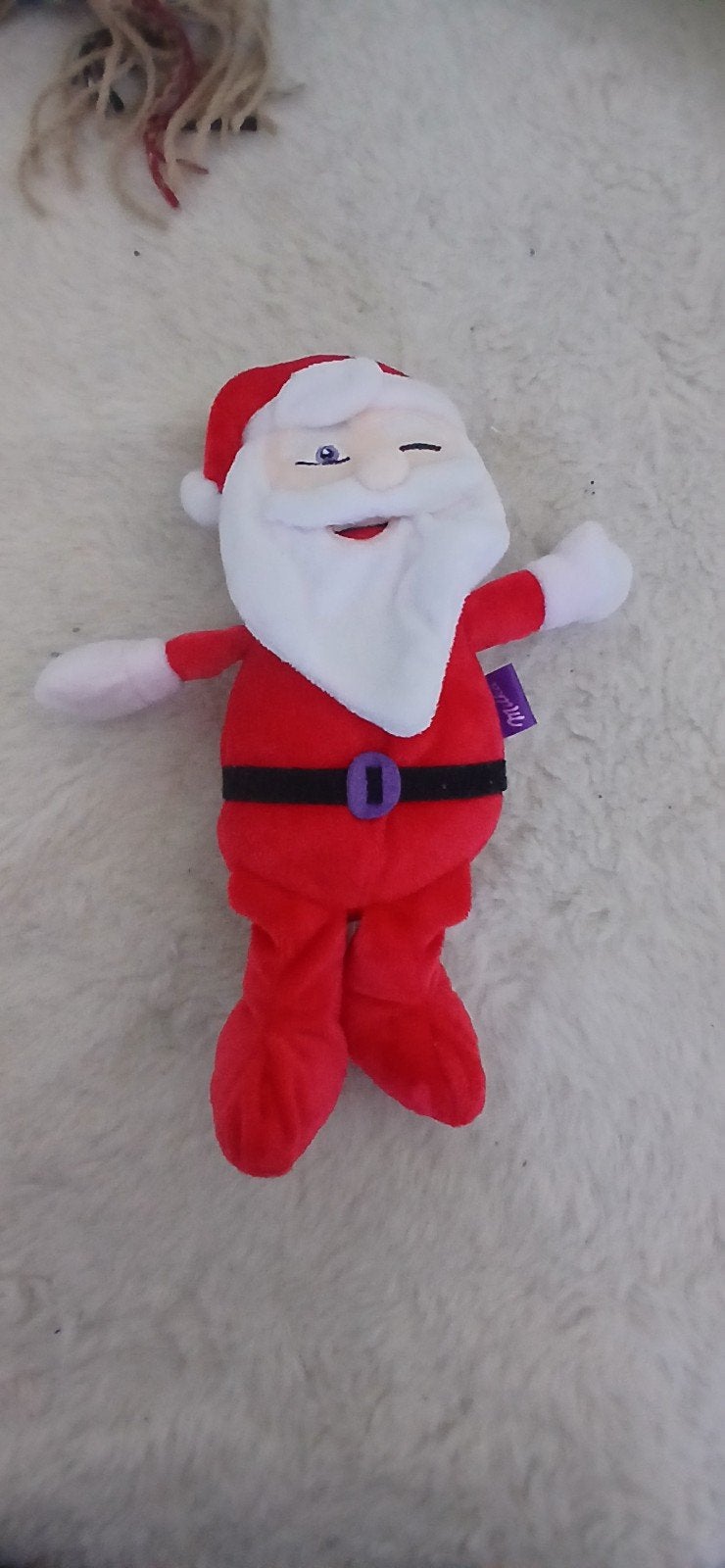 Milka kerstman knuffel, Ophalen, Zo goed als nieuw, Overige typen