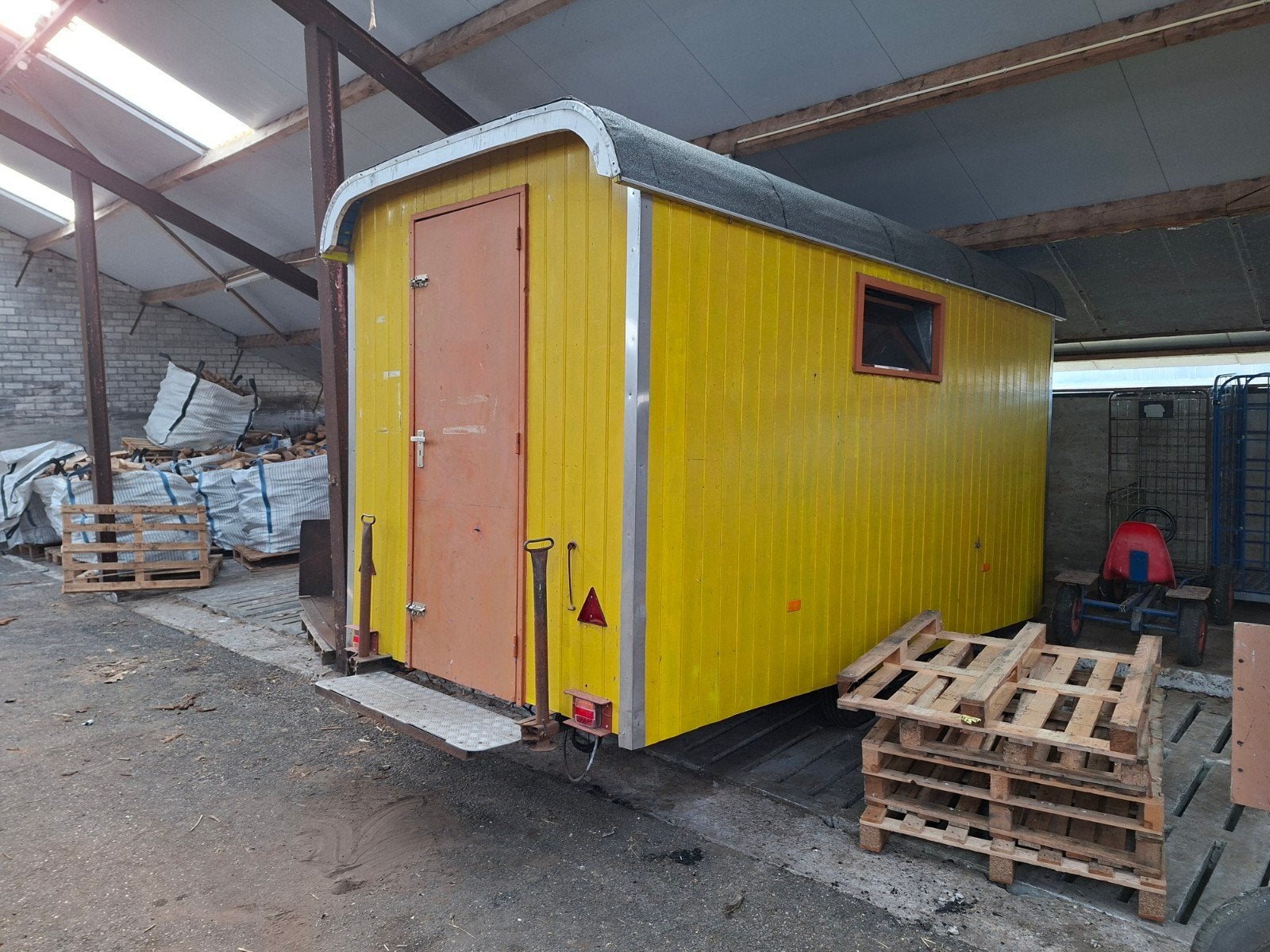 Mobiele WC/Toilet Wagen, Ophalen