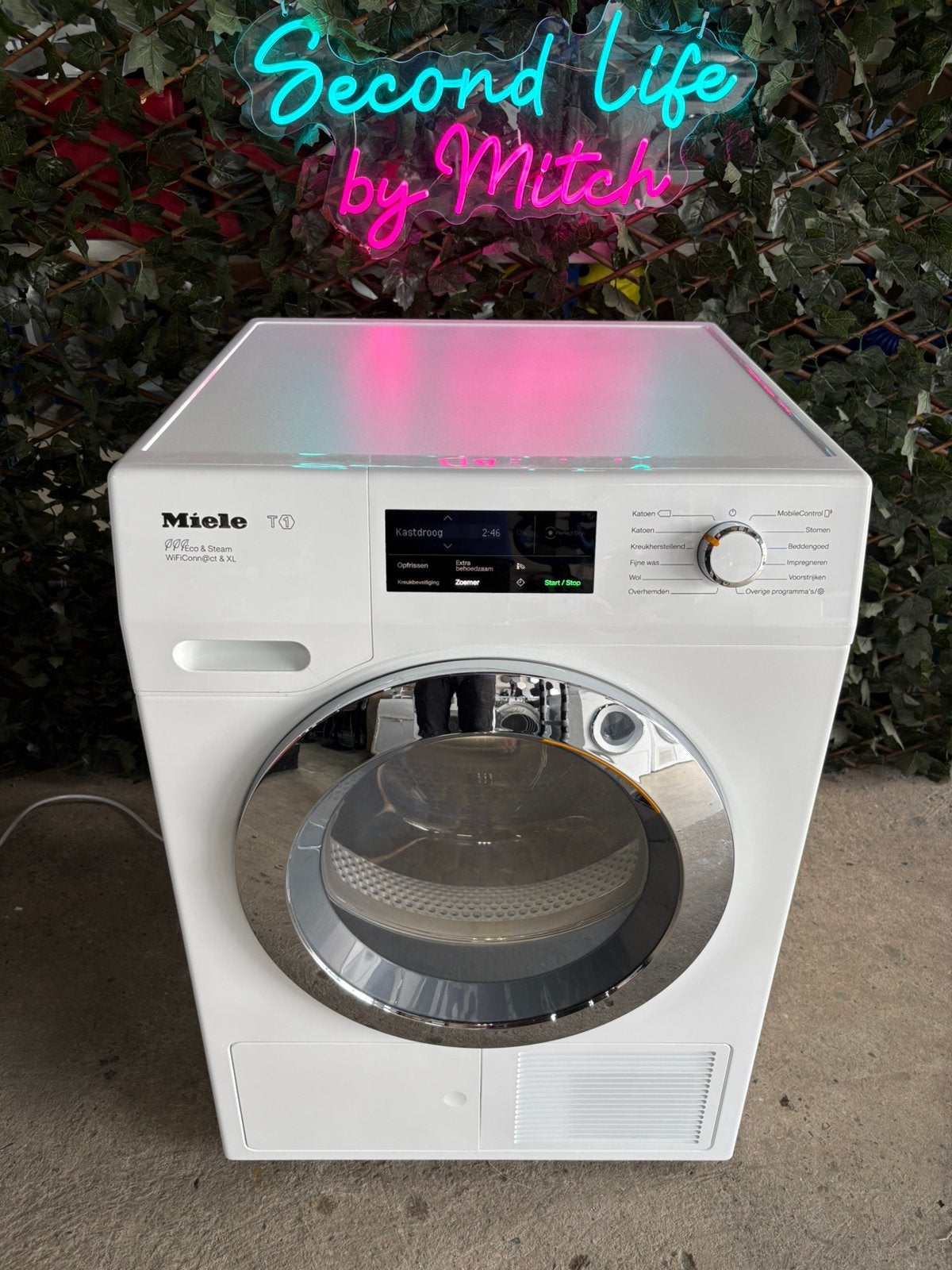 Miele T1 XL Steam WiFi 9kg Warmtepompdroger, Witgoed en Apparatuur, Ophalen, Anti-kreukfase, Overige typen, 8 tot 10 kg