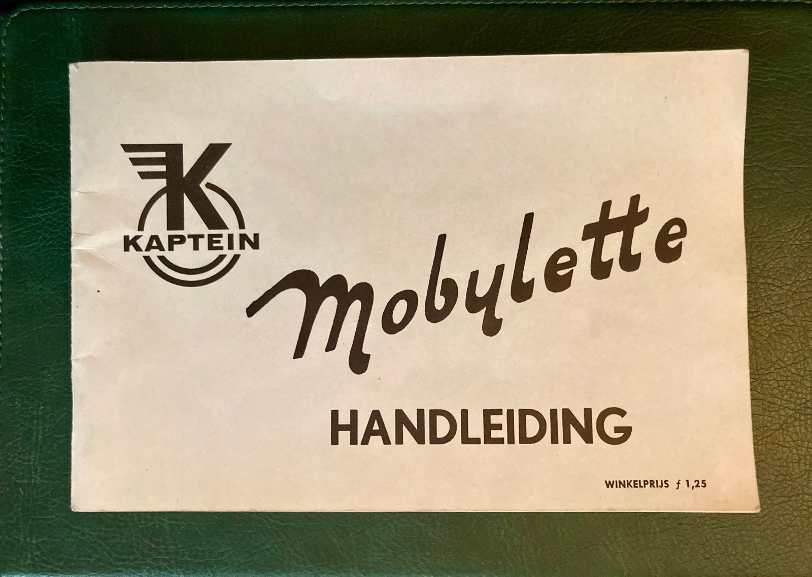 ‼️Handleiding Kaptein Mobylette 1968 - Origineel, Ophalen of Verzenden, Gebruikt