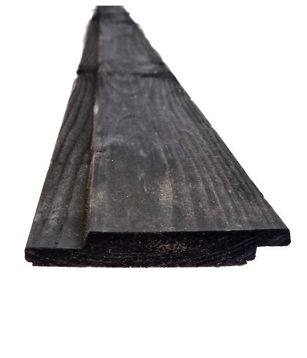 Channelsiding rabat - zwart geïmpregneerd € 15,- per m2 incl