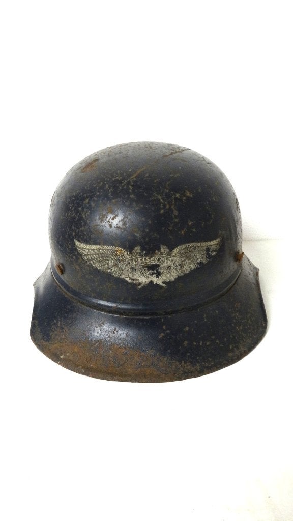 Duitse Luftschutz helm, Gladiator helm, Verzamelen, Militaria | Tweede Wereldoorlog, Ophalen of Verzenden, Landmacht, Duitsland