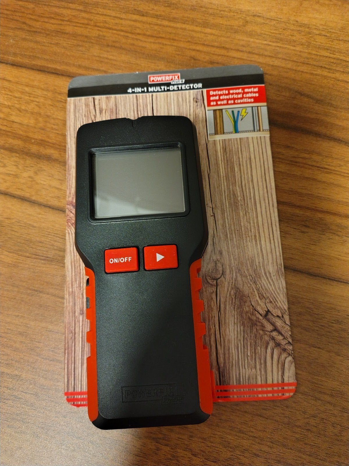 Powerfix 4-in-1 Multidetector:Hout, Metaal, Spanning, Holte, Doe-het-zelf en Verbouw, Meetapparatuur, Ophalen of Verzenden, Zo goed als nieuw
