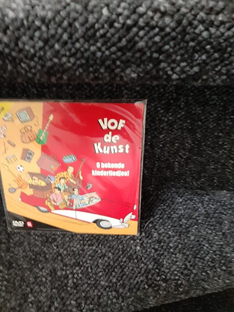 Nieuwe dvd VOF de Kunst: 6 bekende kinderliedjes., Alle leeftijden, Ophalen of Verzenden, Nieuw in verpakking
