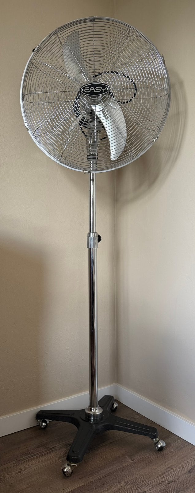 Zware Industriële Verchroomde Ventilator 170 cm, Ophalen, Statiefventilator