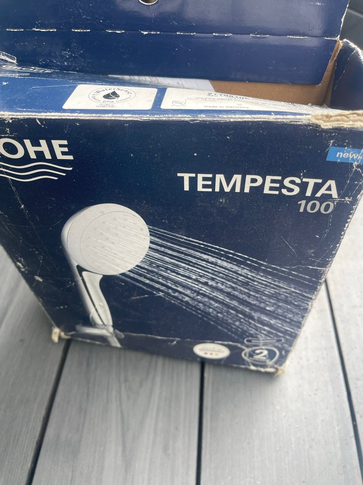 Grohe Tempesta 100 Douchekop met slang - Nieuw in doos, Ophalen of Verzenden, Nieuw, Chroom, Douche