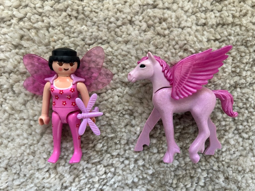 Playmobil Princess Fairy met Pegasus 5351, Kinderen en Baby's, Speelgoed | Playmobil, Gebruikt, Verzenden, Losse onderdelen, Princess
