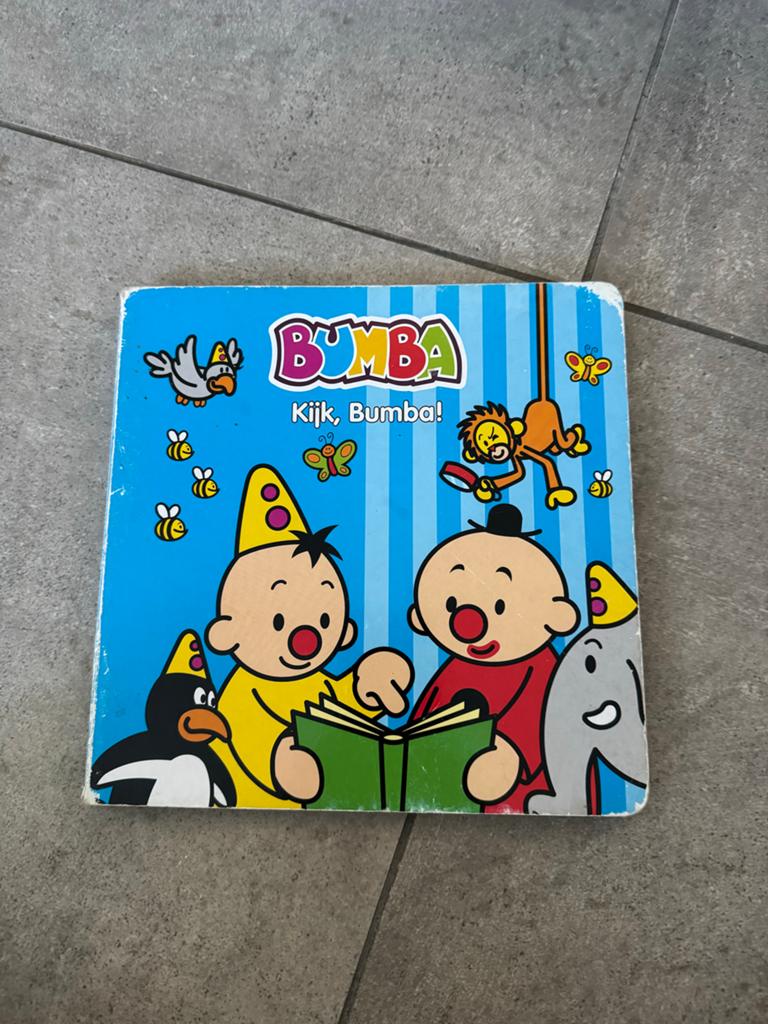Bumba Kijk, Bumba! Gelezen kartonboekje, Ophalen of Verzenden, Gelezen, Uitklap-, Voel- of Ontdekboek, 1 tot 2 jaar