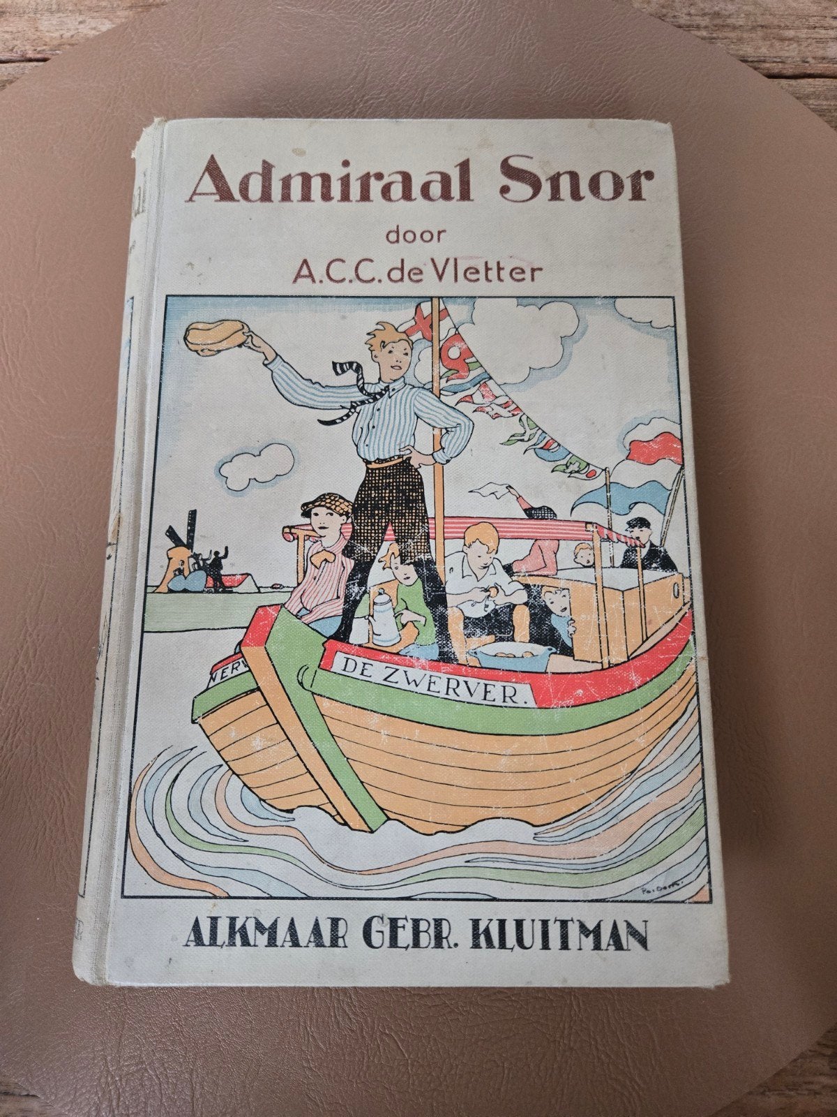 Adiraal Snor door A.C.C. de Vletter - Vintage Kinderboek, Boeken, Ophalen of Verzenden, Gelezen, A.C.C. de Vletter, Fictie algemeen