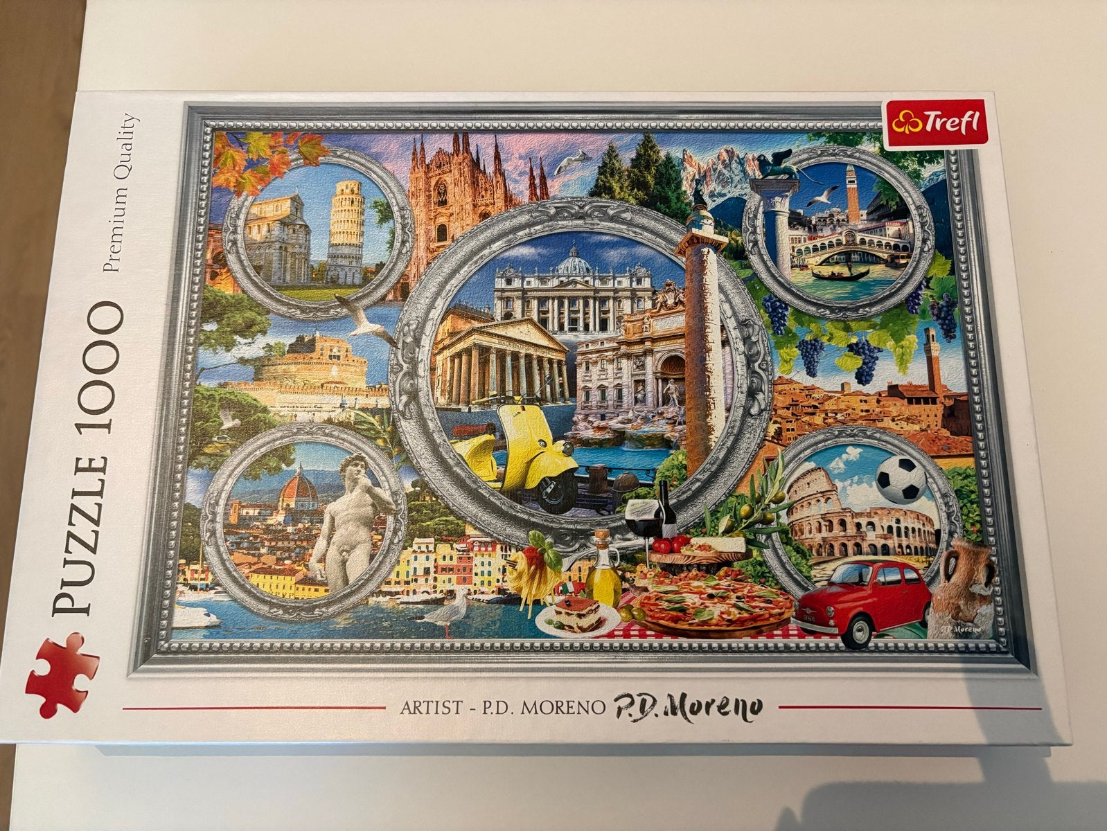Puzzel 1000 stukjes - Italiaanse vakantie, Ophalen of Verzenden, 500 t/m 1500 stukjes, Nieuw, Legpuzzel