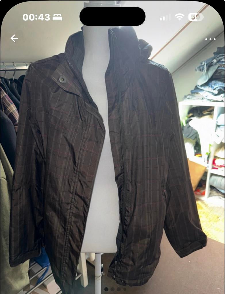 Zwarte bontjas, Ophalen of Verzenden, Gedragen, Maat 38/40 (M), Zwart