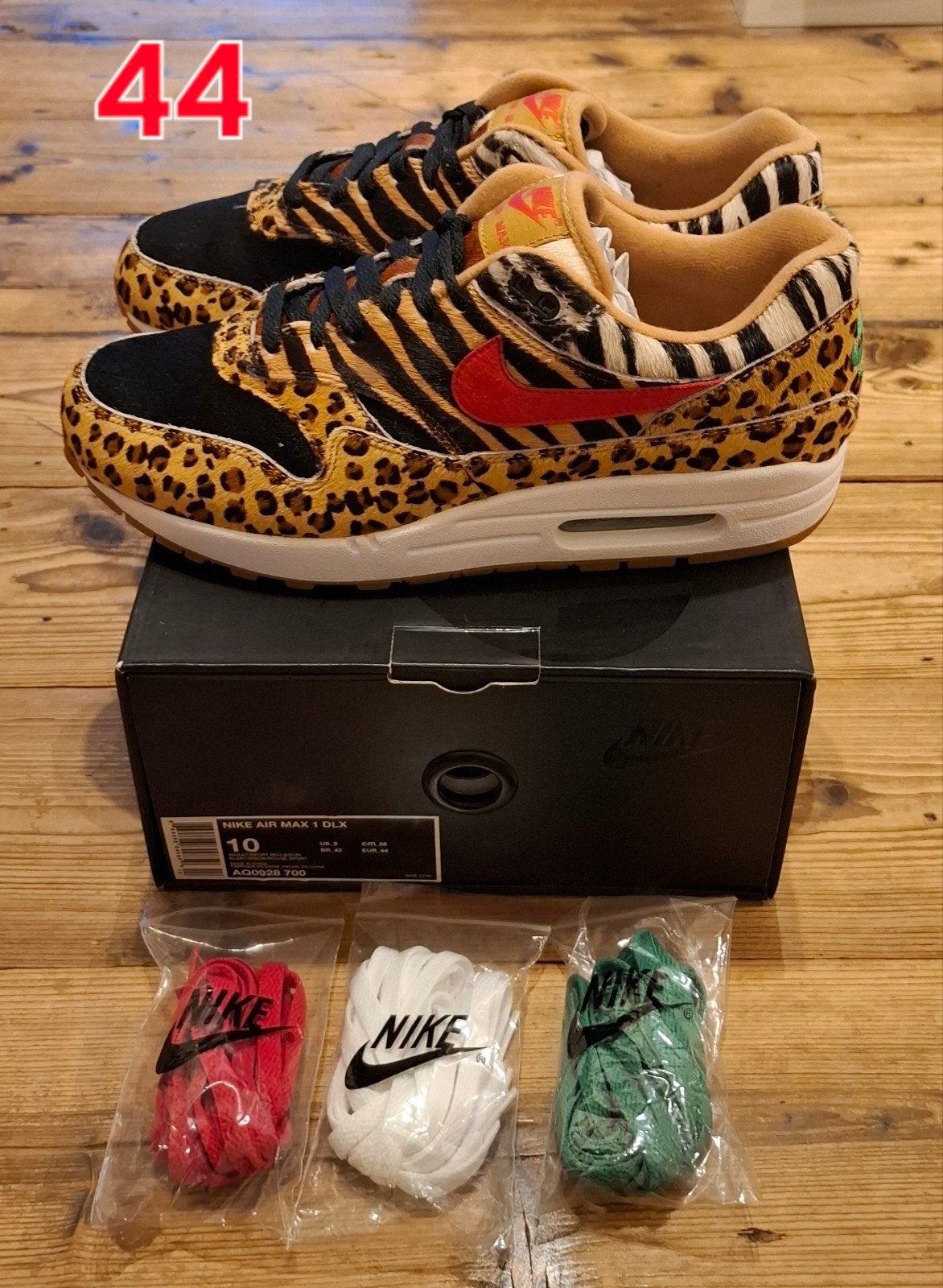 Nike Air Max 1 Atmos Animal 2.0 Maat 44, Overige kleuren, Nike, Ophalen of Verzenden, Sneakers of Gympen