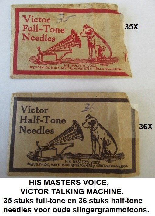 HIS MASTERS VOICE, talking machine, half/full tone naalden, Verzamelen, Ophalen of Verzenden, Nieuw