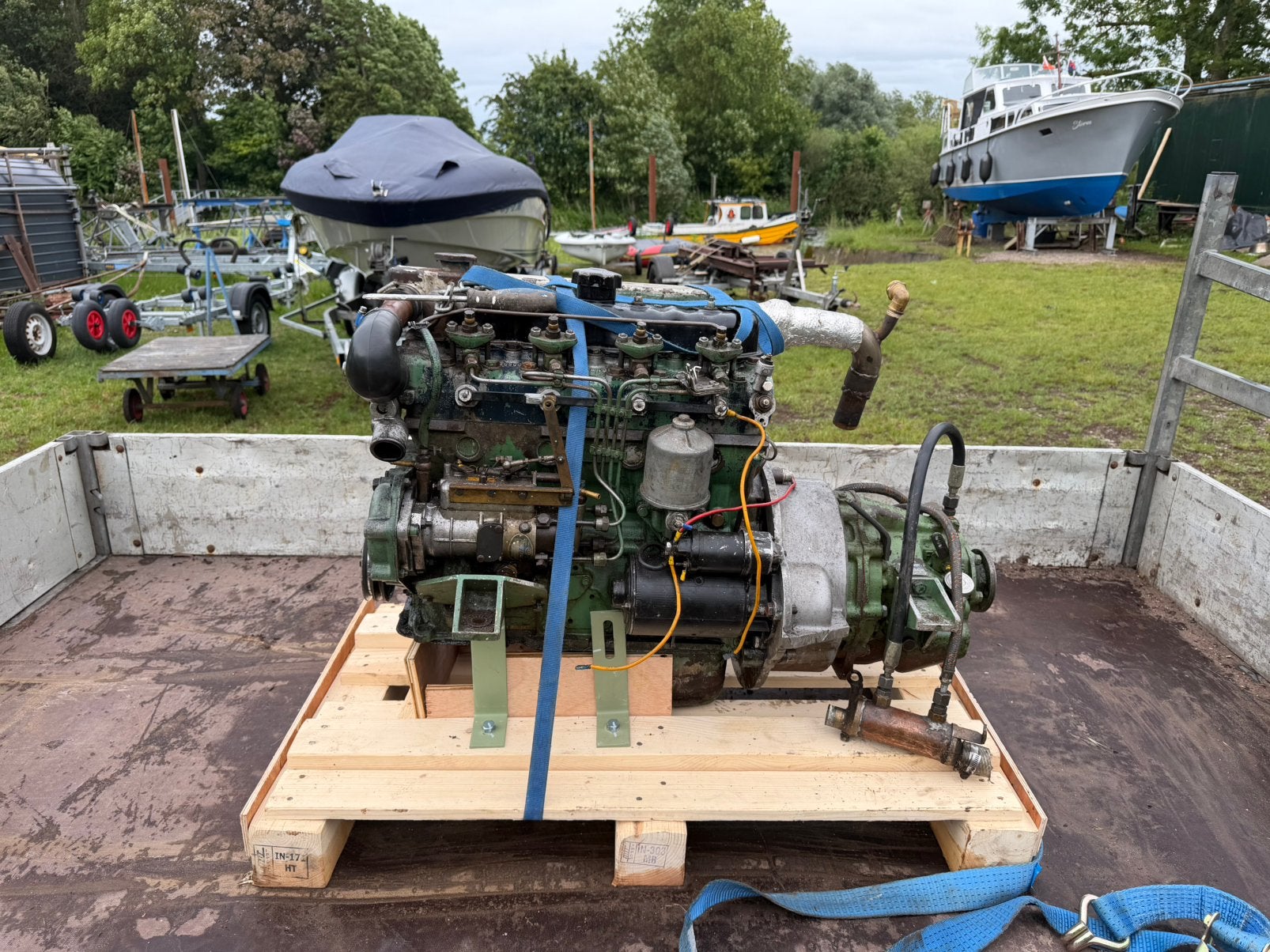 Peugeot indenor goed lopend, Watersport en Boten, Ophalen, Gebruikt, Diesel, 30 pk of meer