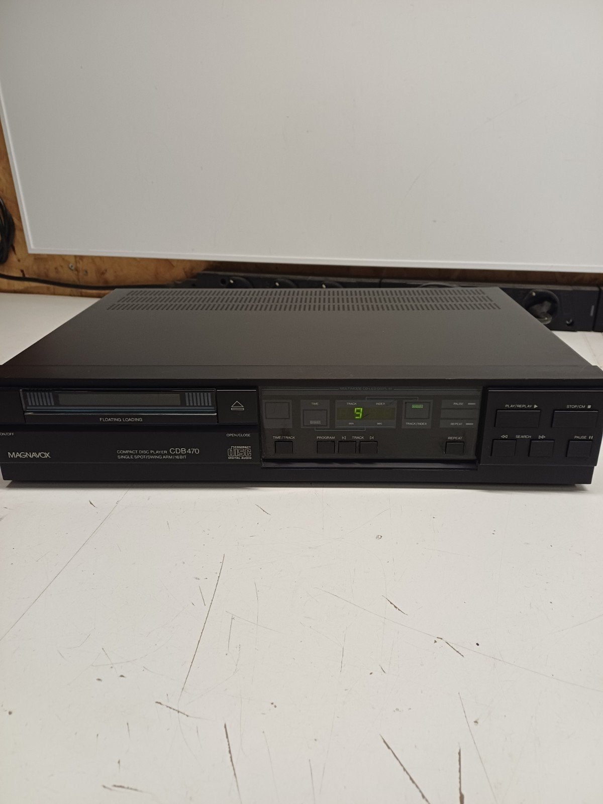 Zeldzame Magnavox CDB 470 CD Speler uit 1987 - Goede Staat, Audio, Tv en Foto, Cd-spelers, Ophalen of Verzenden, Gebruikt, Overige merken