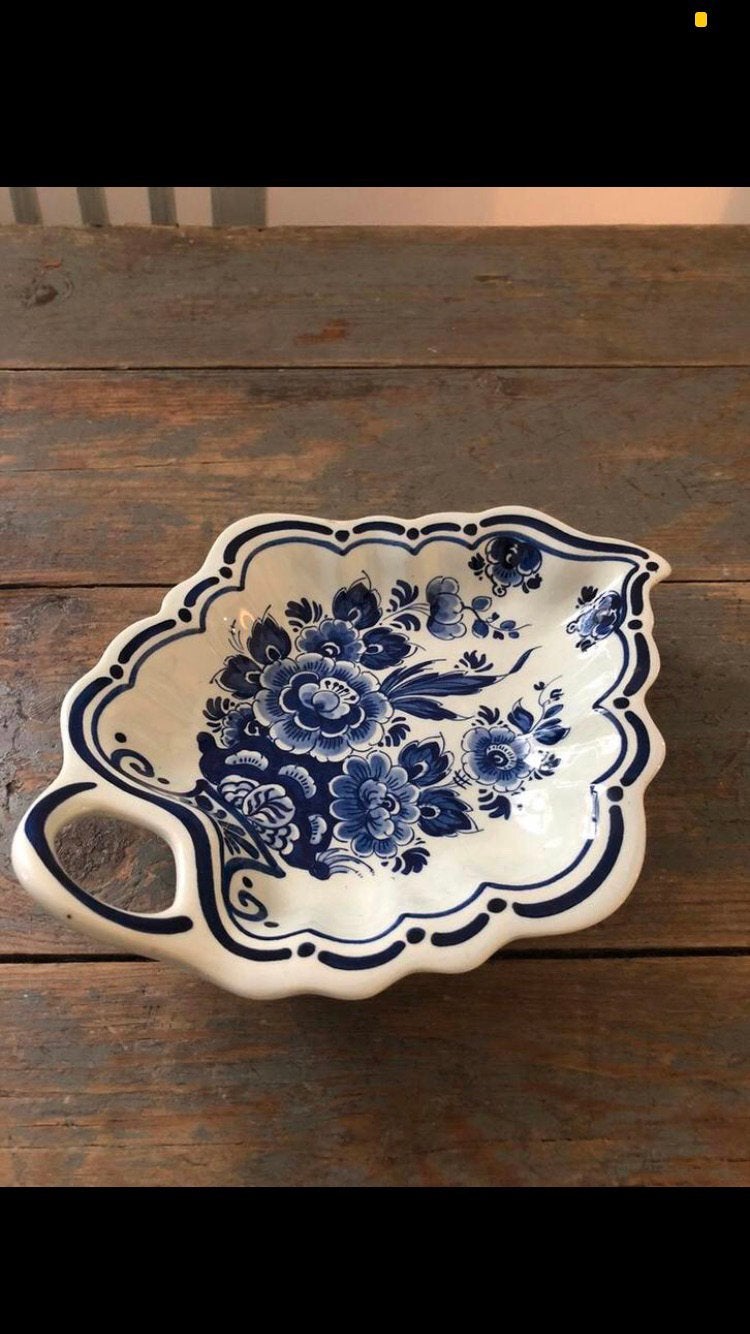 DELFT BLAUW SCHAAL BONBONNIÈRE ZGSTAAT, Ophalen of Verzenden