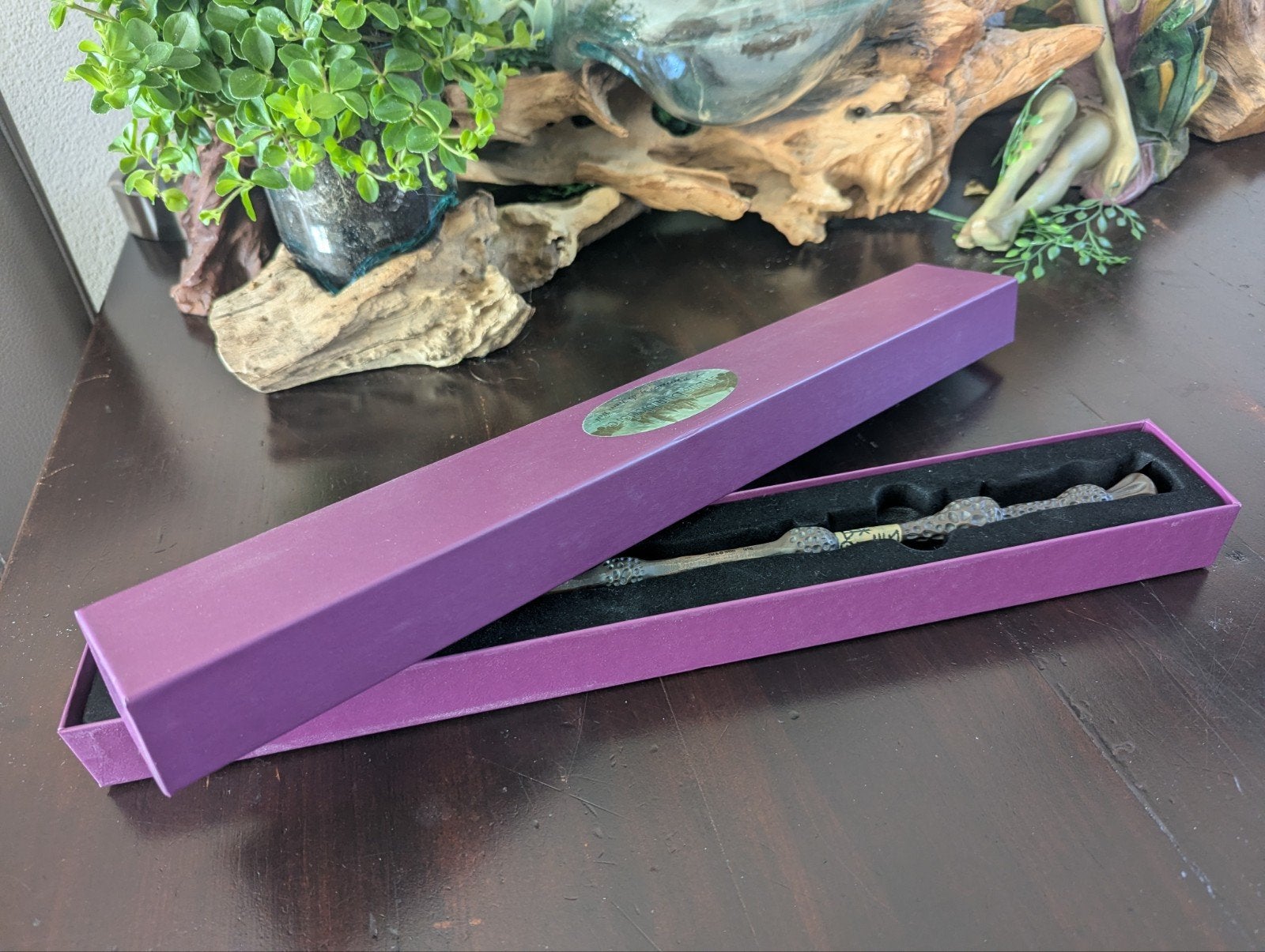Dumbledore's Zegevlier Collectors Wand - Noble Collection, Ophalen of Verzenden, Zo goed als nieuw
