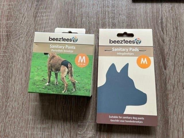 Beeztees loopsheidbroekje + inlegdoekjes - maat M - nieuw, Dieren en Toebehoren, Beeztees, Ophalen of Verzenden, Nieuw, Overige typen