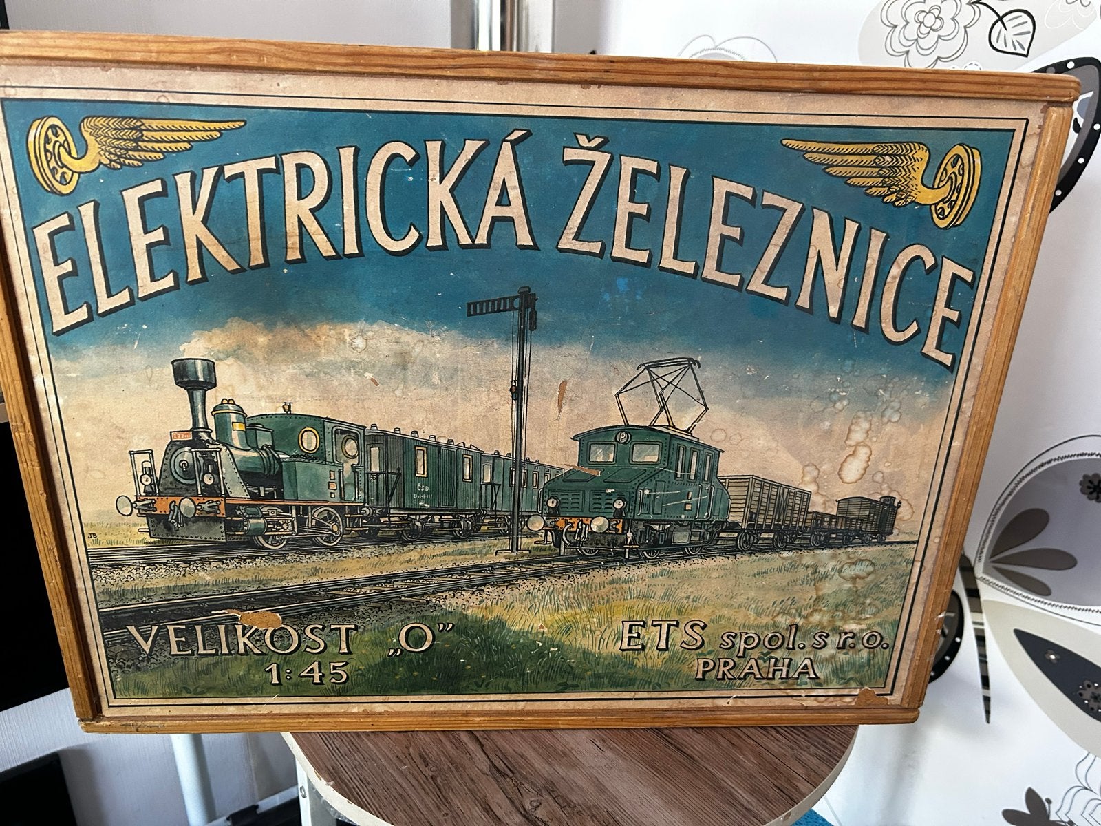 Vintage ETS Treinset - Elektrická Železnice Velikost 'O', Hobby en Vrije tijd, Modeltreinen | H0, Overige merken, Wisselstroom