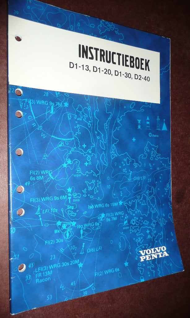 VOLVO PENTA INSTRUCTIEBOEK D1-13, D1-20, D1-30 & D2-40, Ophalen of Verzenden, Nieuw, Motor en Techniek