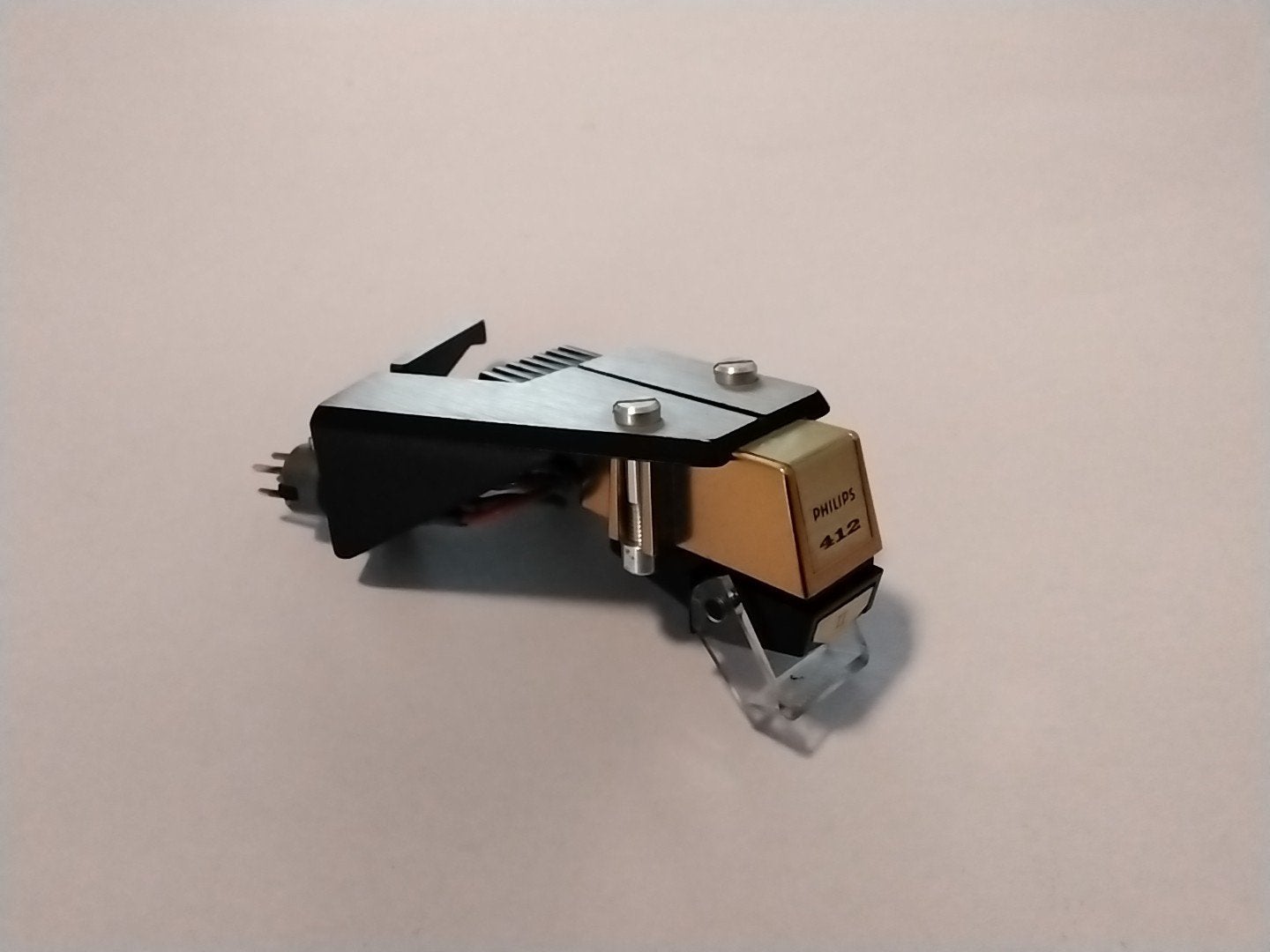 headshell Philips met gouden  412 element, Ophalen, Zo goed als nieuw, Overige typen