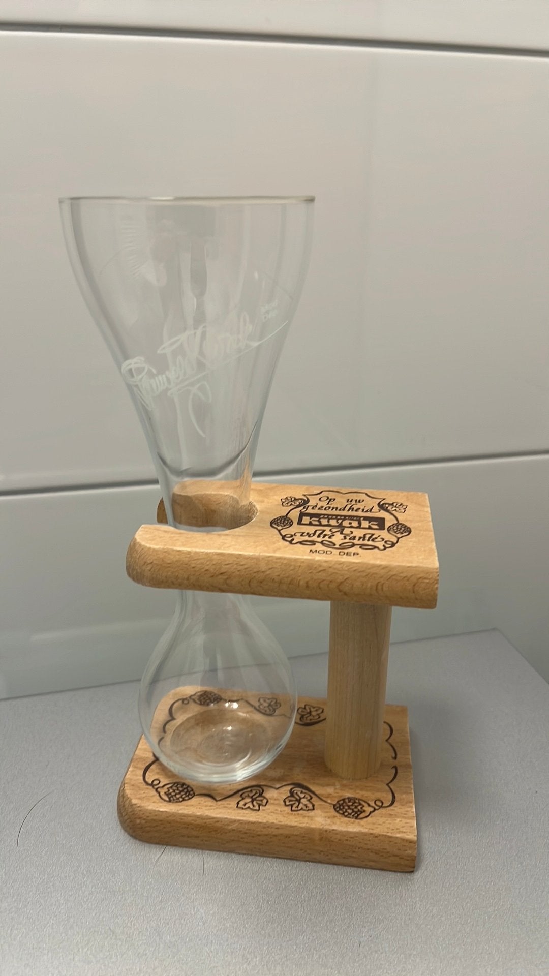 Pauwel Kwak bierglas, Verzenden, Zo goed als nieuw, Glas of Glazen, Overige merken