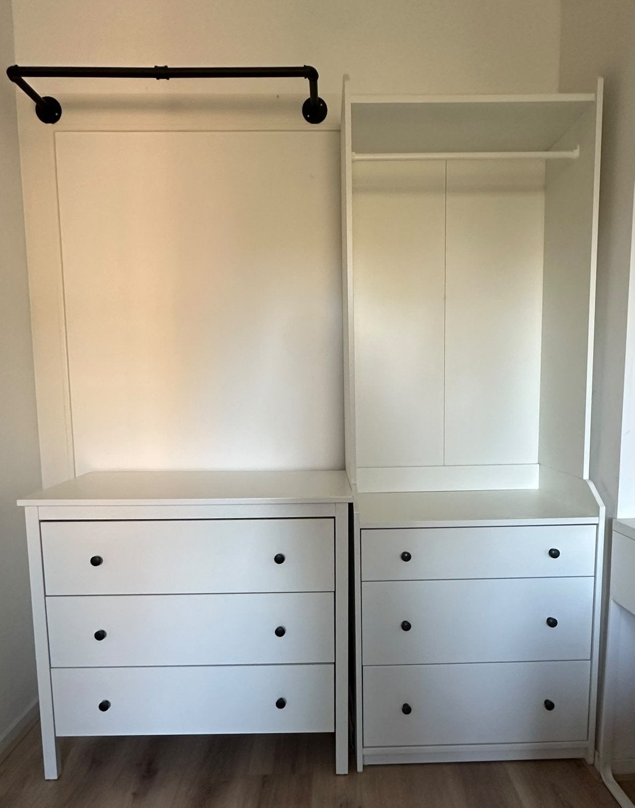 2 IKEA HEMNES KASTEN, Ophalen, 50 tot 100 cm, Zo goed als nieuw, Met lade(s)