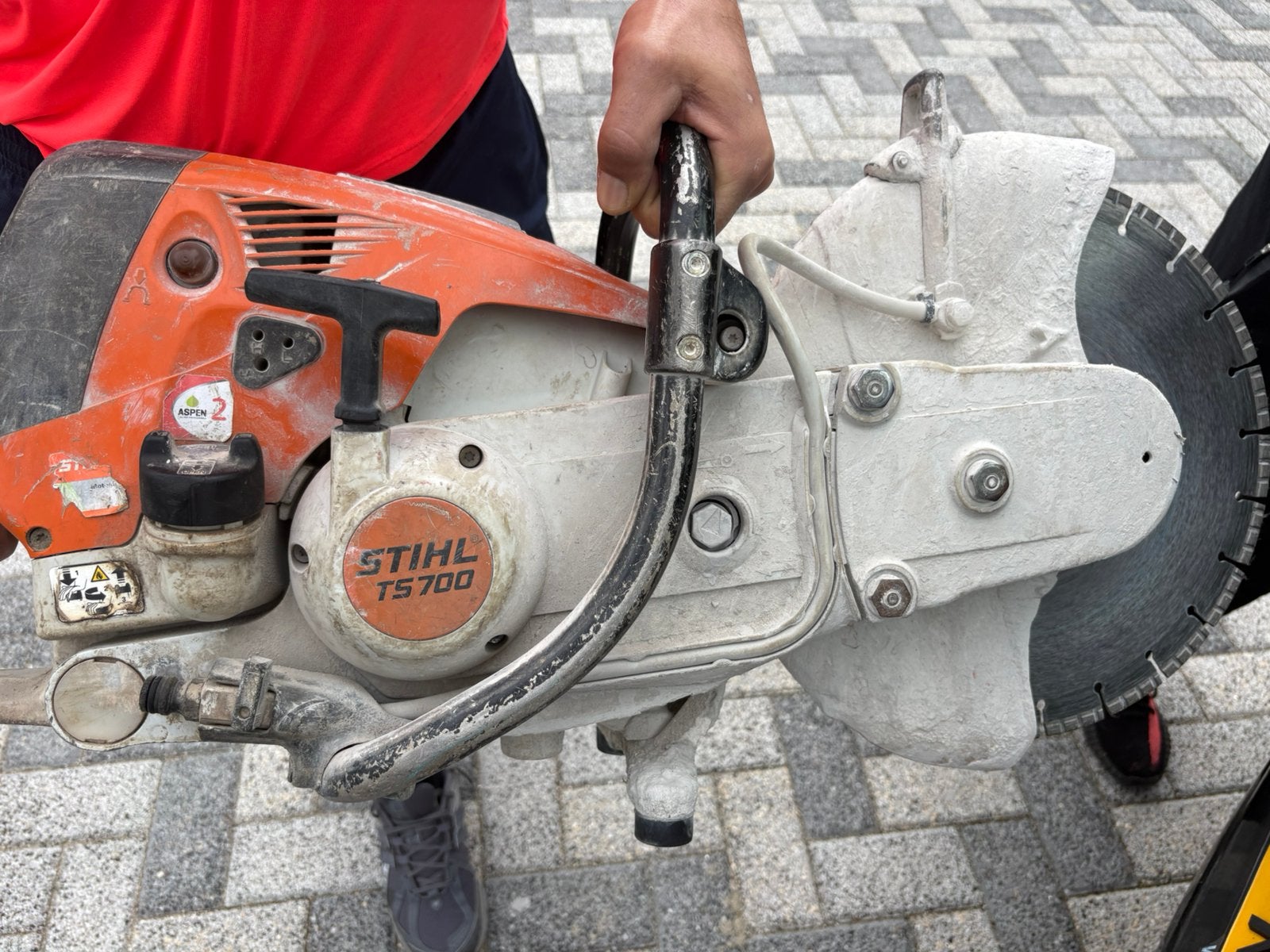 Stihl Bandenzaag T S 700, Doe-het-zelf en Verbouw, Gereedschap | Zaagmachines, 70 mm of meer, Kettingzaag, Ophalen of Verzenden