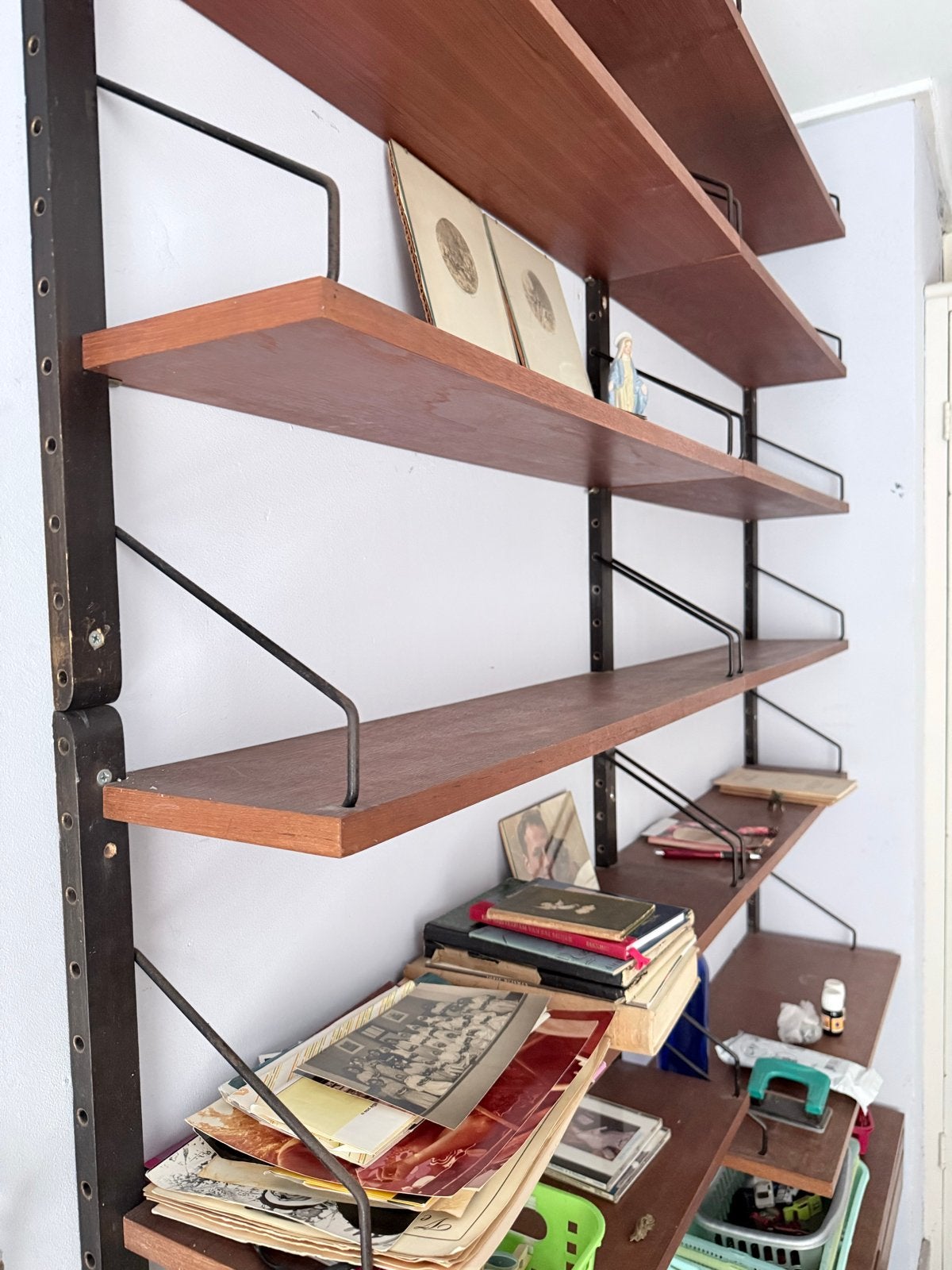 Poul Cadovius Royal System wandmeubel - Teak, Gebruikt, 200 cm of meer, Teakhout, Ophalen of Verzenden