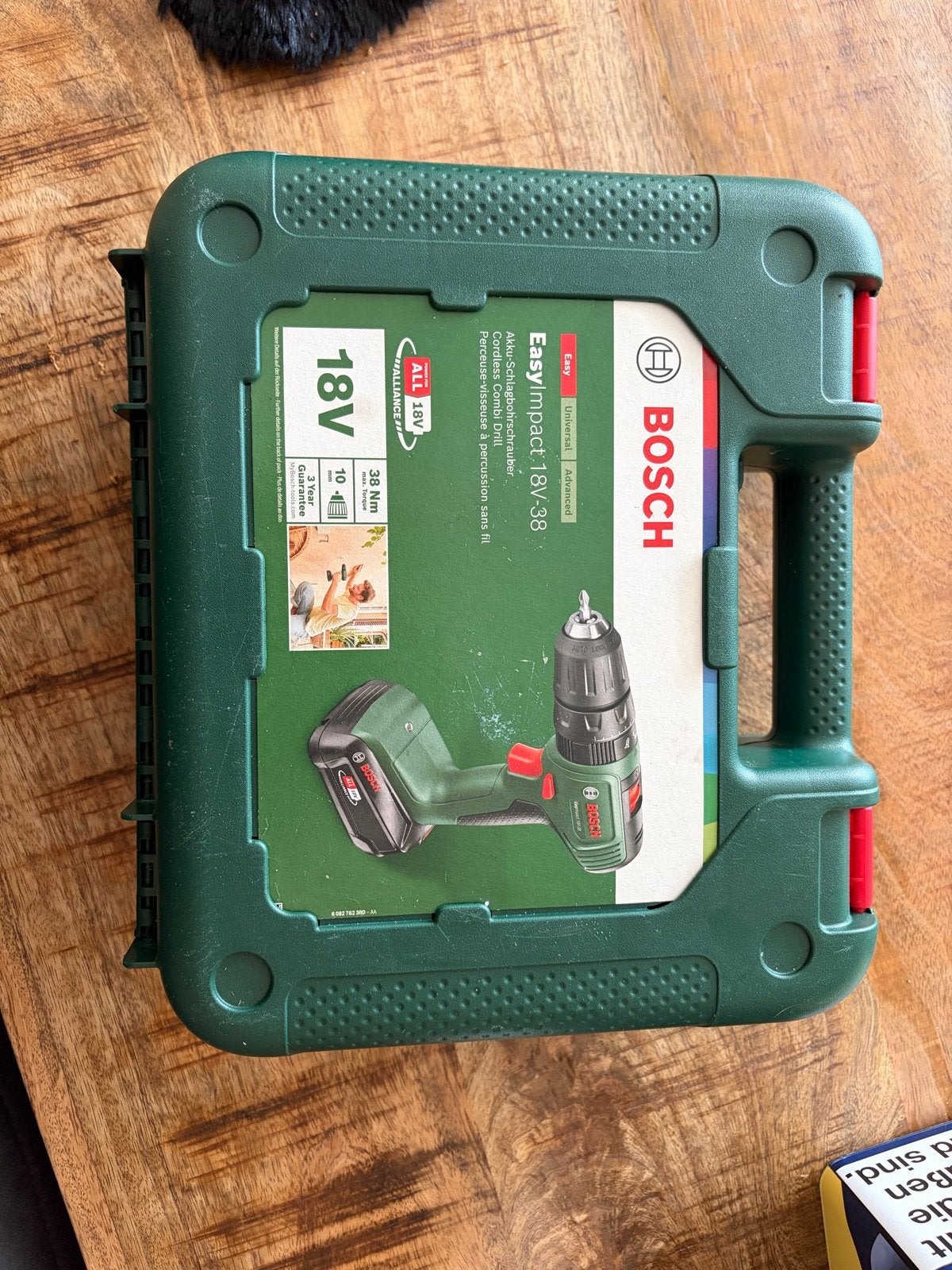 Bosch EasyImpact 18V-38 Accuboormachine met accu en lader, Doe-het-zelf en Verbouw, Gereedschap | Boormachines, Gebruikt, Variabele snelheid