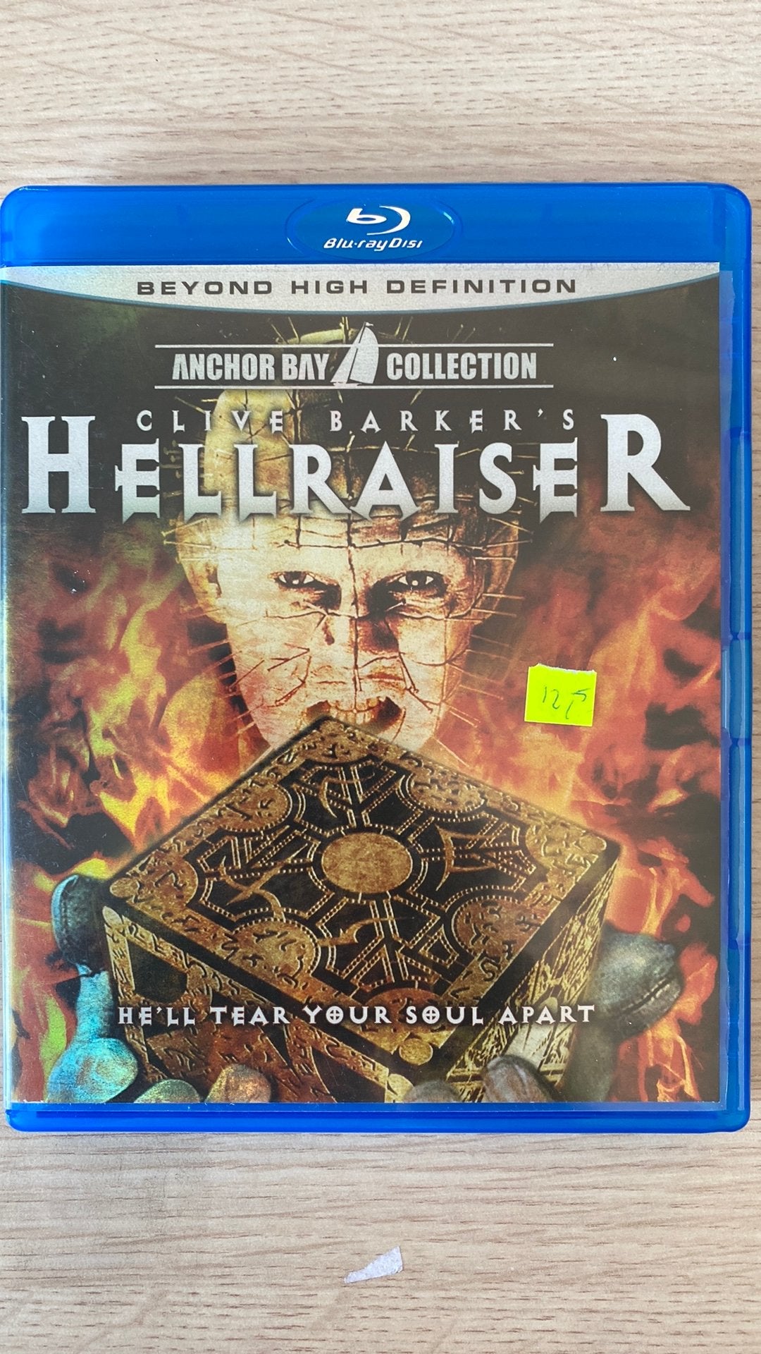 Hellraiser blu ray horror, Ophalen of Verzenden, Zo goed als nieuw, Horror